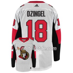 Ottawa Senators Trikot RYAN DZINGEL 18 Adidas Weiß Authentic - Herren
